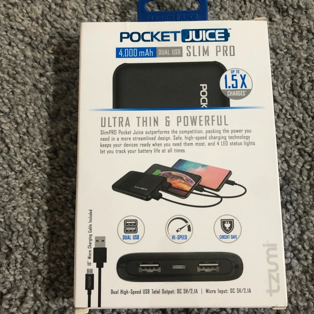 Pocket Juice Slim Pro Battery Pack
